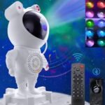 Astronaut Galaxy Projector with Remote Control - 360° Adjustable Timer Kids Astronaut Nebula Night Light, for Gifts,Baby Adults Bedroom, Gaming Room, Home and Party (Corded Electric)