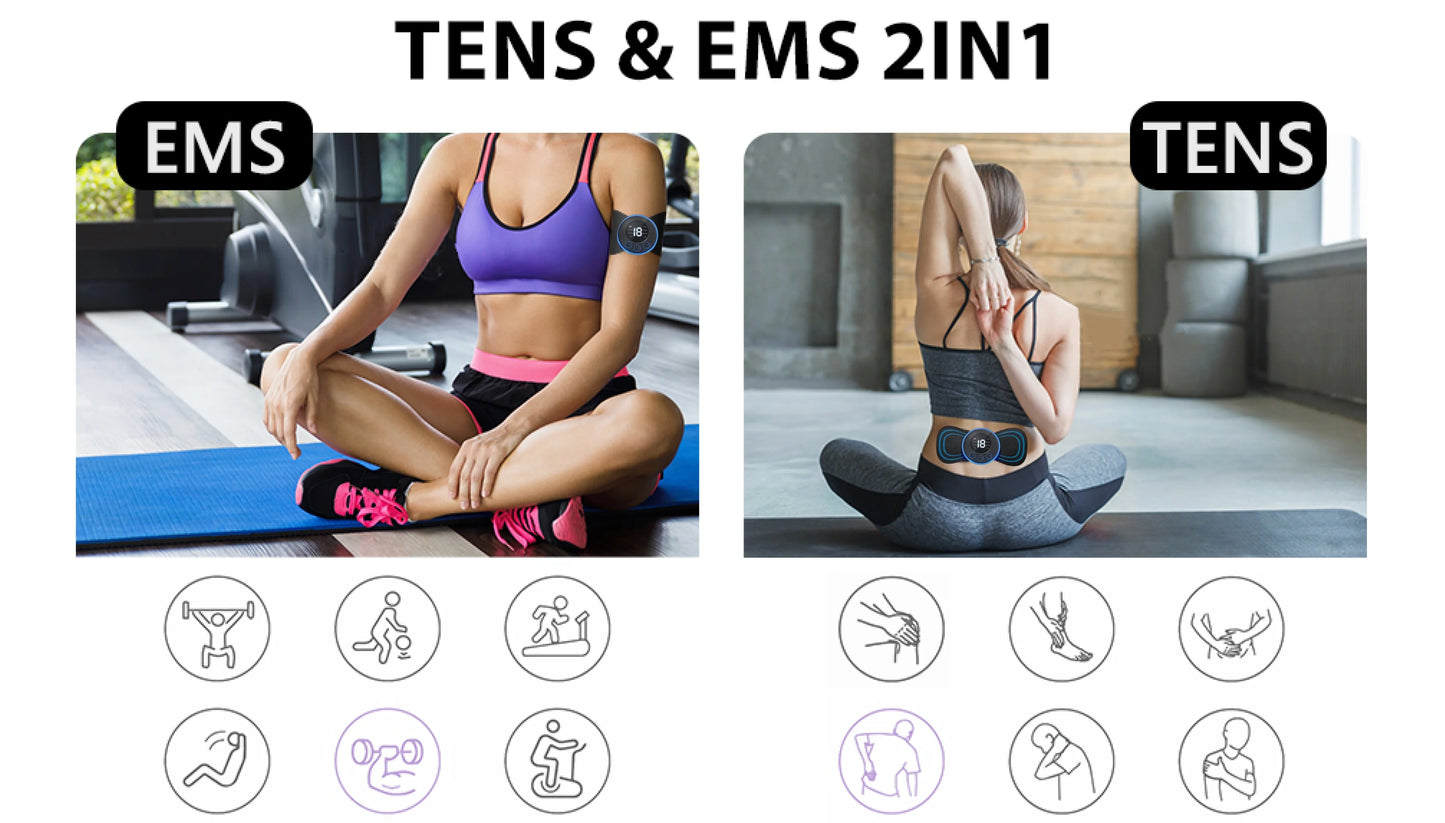 Portable USB Neck Massager Electric Neck Massager, Enhancer Mini Cervical Massager EMS Lymphatic Drainage Massage with Cable