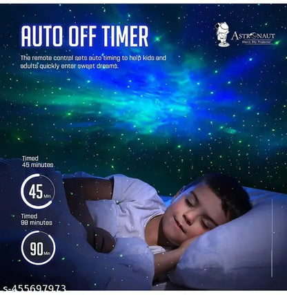 Astronaut Galaxy Projector with Remote Control - 360° Adjustable Timer Kids Astronaut Nebula Night Light, for Gifts,Baby Adults Bedroom, Gaming Room, Home and Party (Corded Electric)